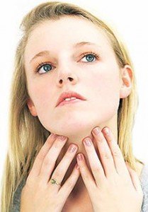 Увеличение лимфоузлов шеи